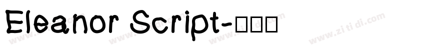 Eleanor Script字体转换